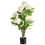 Beliani Artificial Plant HORTENSIUM 90 cm White 1