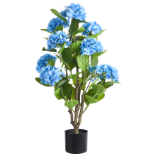 Artificial Plant HORTENSIUM 90 cm Blue