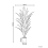 Beliani Artificial Plant DRACAENA TREE 150 cm Green 3