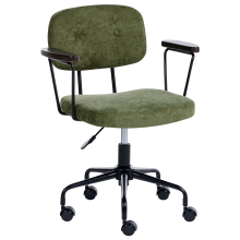 Desk Chair ALGERITA Fabric Green