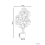 Beliani Artificial Plant HORTENSIUM 90 cm White 3