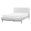 Beliani Bed Fabric CORIO 140 x 200 cm (EU Double) Light Grey 1