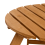 Beliani Picnic Table with Benches CAPARCOTTA Fir Wood Light Brown 5