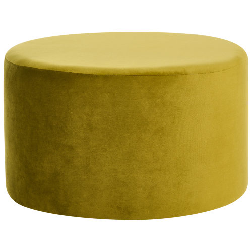 Beliani Pouffe MILLEN Velvet Olive Green
