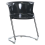 Beliani Set of 2 Dining Chairs OSHKOSH Black 4