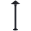 Beliani Outdoor LED Bollard Lamp GAIA Black 1