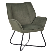 Armchair GRESSELA Velvet Dark Green