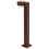 Beliani Outdoor LED Bollard Lamp ANOIA Brown 5