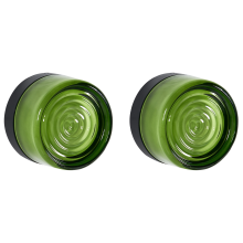 Set of 2 Outdoor Wall Lights VEIGA Green