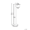 Beliani Outdoor LED Bollard Lamp ANOIA Black 3