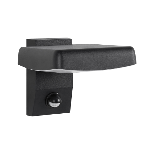 Beliani Outdoor LED Wall Light CHILLON Black