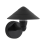 Beliani Outdoor LED Wall Light NAVEA Black 1