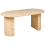 Beliani Dining Table ASBURY Burl Effect 180 cm 90 cm 1