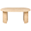 Beliani Dining Table ASBURY Burl Effect 180 cm 90 cm 4