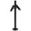 Beliani Outdoor LED Bollard Lamp FLUVIA Black 1