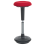 Beliani Wobble Stool ESTELL Fabric Red 1