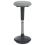 Beliani Wobble Stool ESTELL Fabric Grey 1