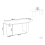 Beliani Dining Table ASBURY Burl Effect 180 cm 90 cm 3