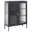 Beliani Storage Unit GLEORA Metal Black 1
