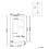 Beliani Glass Display Cabinet FOXTON 80 cm Metal Beige 3