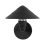 Beliani Outdoor LED Wall Light NAVEA Black 4