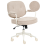 Beliani Desk Chair PARAMUS Boucle Light Beige 1