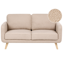Sofa 2 Seater KILJA Boucle Beige