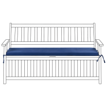 Bench Seat Pad Cushion SOVANA 148 x 45 cm Blue