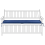 Beliani Bench Seat Pad Cushion SOVANA 148 x 45 cm Blue 1
