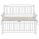 Beliani Bench Seat Pad Cushion SOVANA 108 x 45 cm Beige 1