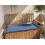 Beliani Bench Seat Pad Cushion SOVANA 108 x 45 cm Blue 2