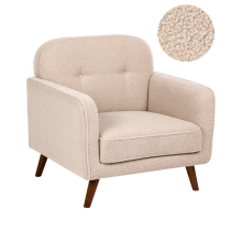 Armchair ETTRUM Boucle Beige