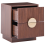 Beliani 2 Drawer Bedside Table NUMURKAH Dark Brown 4