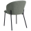 Beliani Set of 2 Dining Chairs MESA Fabric Green 6