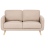 Beliani Sofa 2 Seater KILJA Boucle Beige 4