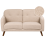 Beliani Sofa 2 Seater ETTRUM Boucle Beige 1