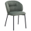 Beliani Set of 2 Dining Chairs MESA Fabric Green 4