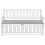 Beliani Bench Seat Pad Cushion SOVANA 148 x 45 cm Grey 1
