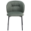 Beliani Set of 2 Dining Chairs MESA Fabric Green 5