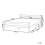 Beliani Bed Pine Wood ECHALLON 140 x 200 cm (EU Double) Light Brown 3
