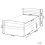 Beliani Bed Pine Wood ECHALLON 90 x 200 cm (EU Single) Light Brown 3