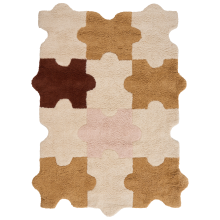 Kids Rug JIGSAW Multicolour 90 x 120 cm Cotton