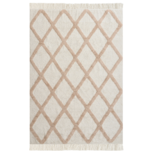 Kids Rug PUNSARI Light Beige 140 x 200 cm Cotton