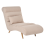 Beliani Chaise Longue RIVES Boucle Beige 4