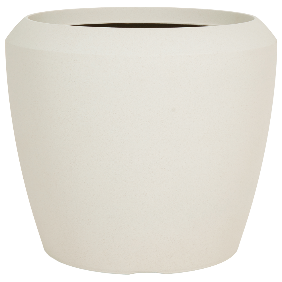 Beliani Plant Pot Mycena 56 Cm Off-White
