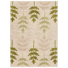 Kids Rug DARMA Beige 140 x 200 cm Cotton