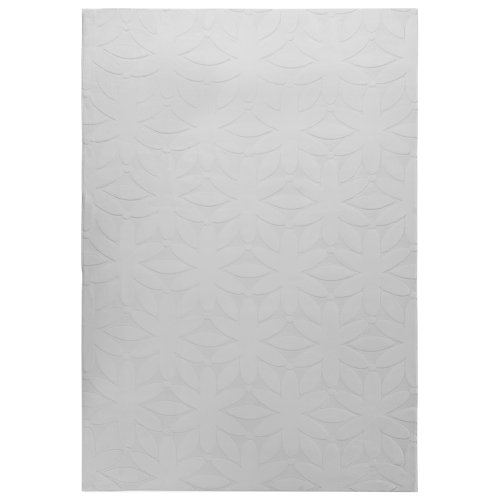 Beliani Rug HOOD Light Grey 160 x 230 cm