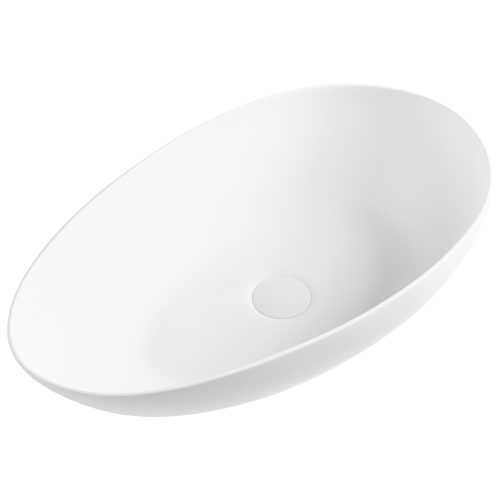 Beliani Countertop Basin SAUZAL 600 x 350 mm White