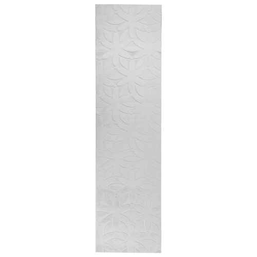 Beliani Rug HOOD Light Grey 80 x 300 cm
