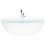 Beliani Freestanding Bathtub LAMANGA 1700 x 750 mm Solid Surface White 1